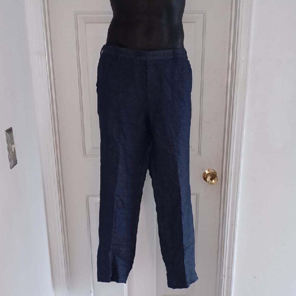 Ted Baker Dark Blue Dress Pants - Picture 2 of 9